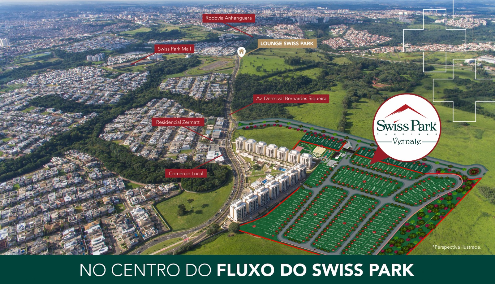 Vernate Swiss Park: o novo lançamento em Campinas